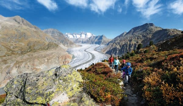 Wandern im Oberwallis – 4000er-Panorama und Gletscherwelten
