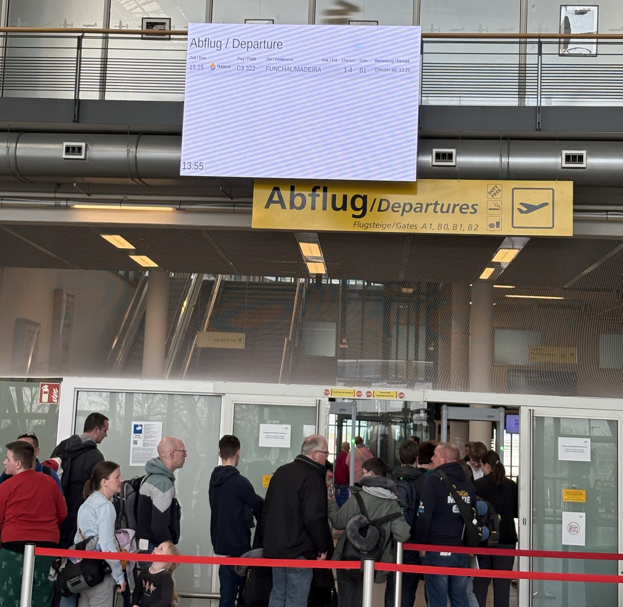AIDA Charterflug von Rostock nach Madeira. (Foto: AIDA Cruises)