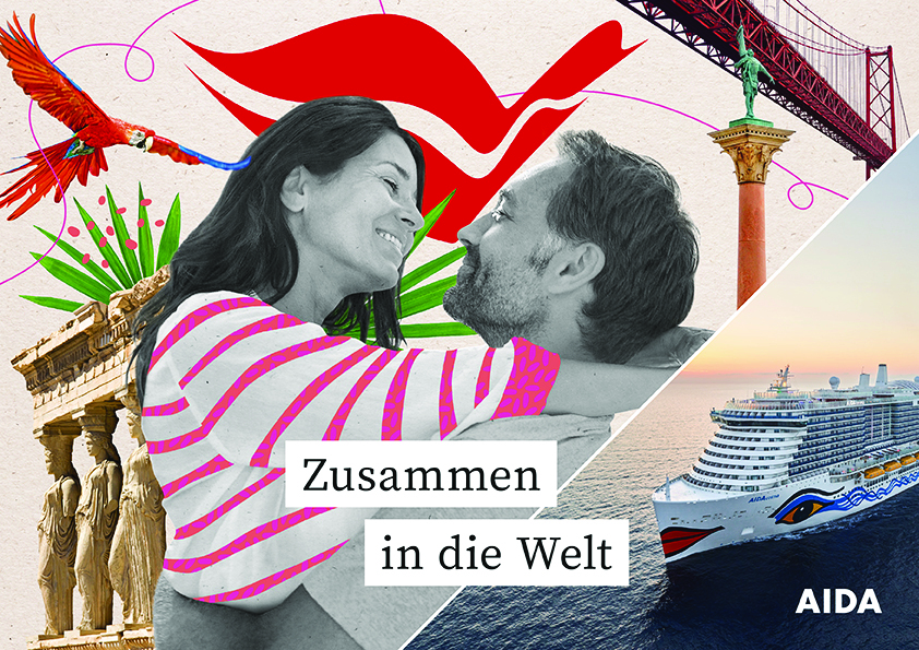 Der neue AIDA Katalog „Zusammen in die Welt“ ist da.