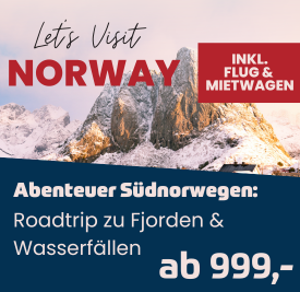 Abenteuer Südnorwegen Roadtrip zu Fjorden & Wasserfällen