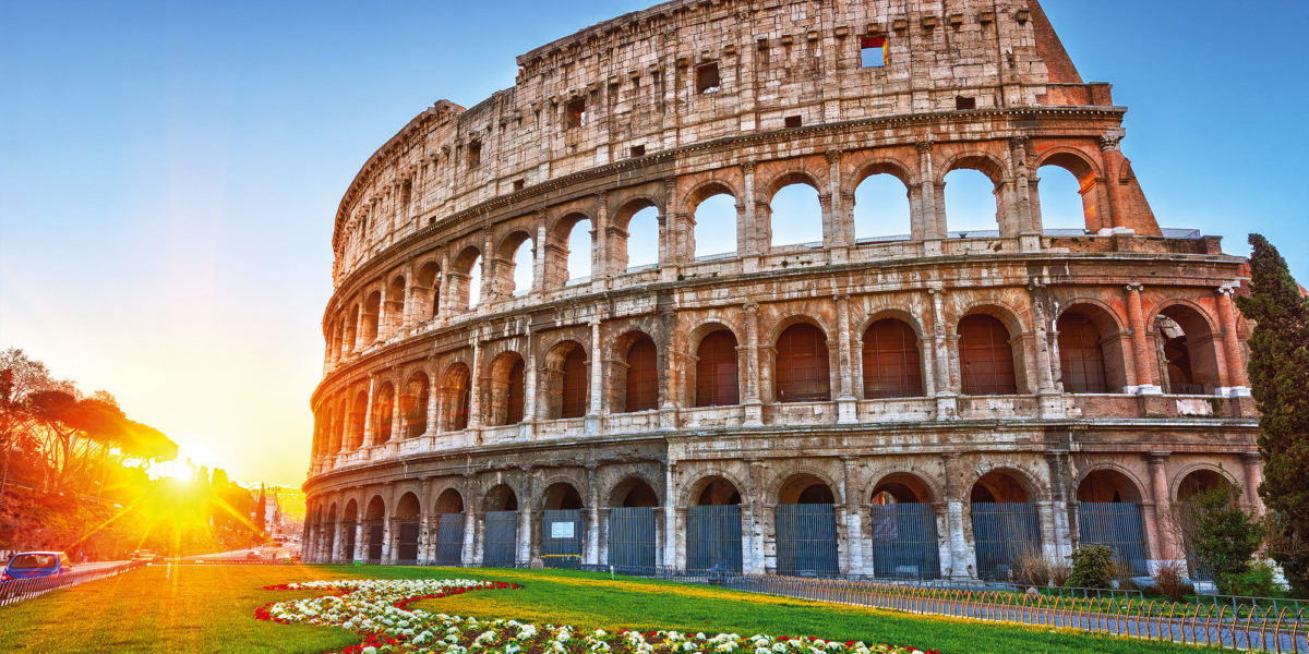 Das Colosseum in Rom.