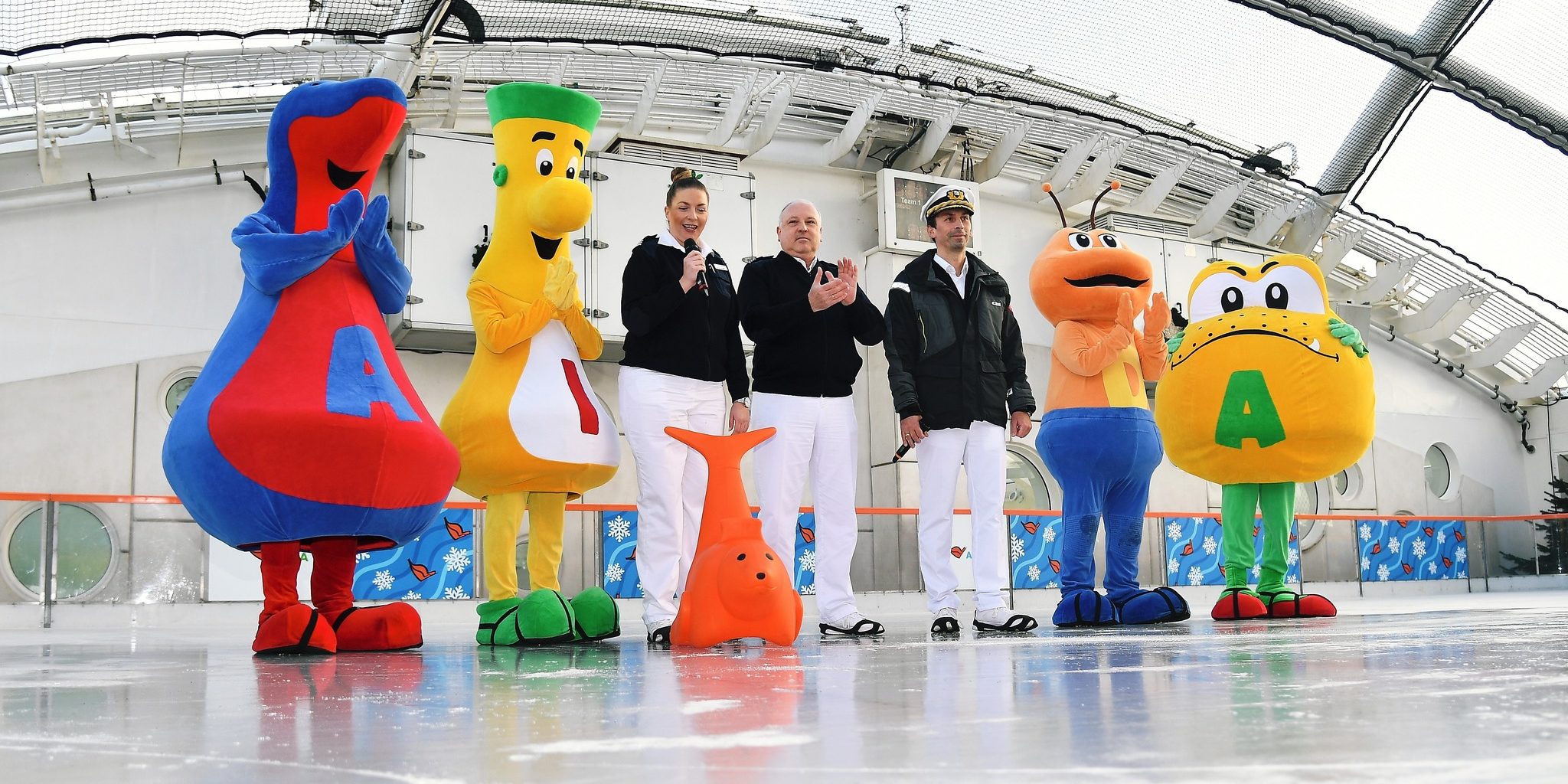 Die Eisbahn ist zurück auf AIDAprima. (Foto: AIDA Cruises)