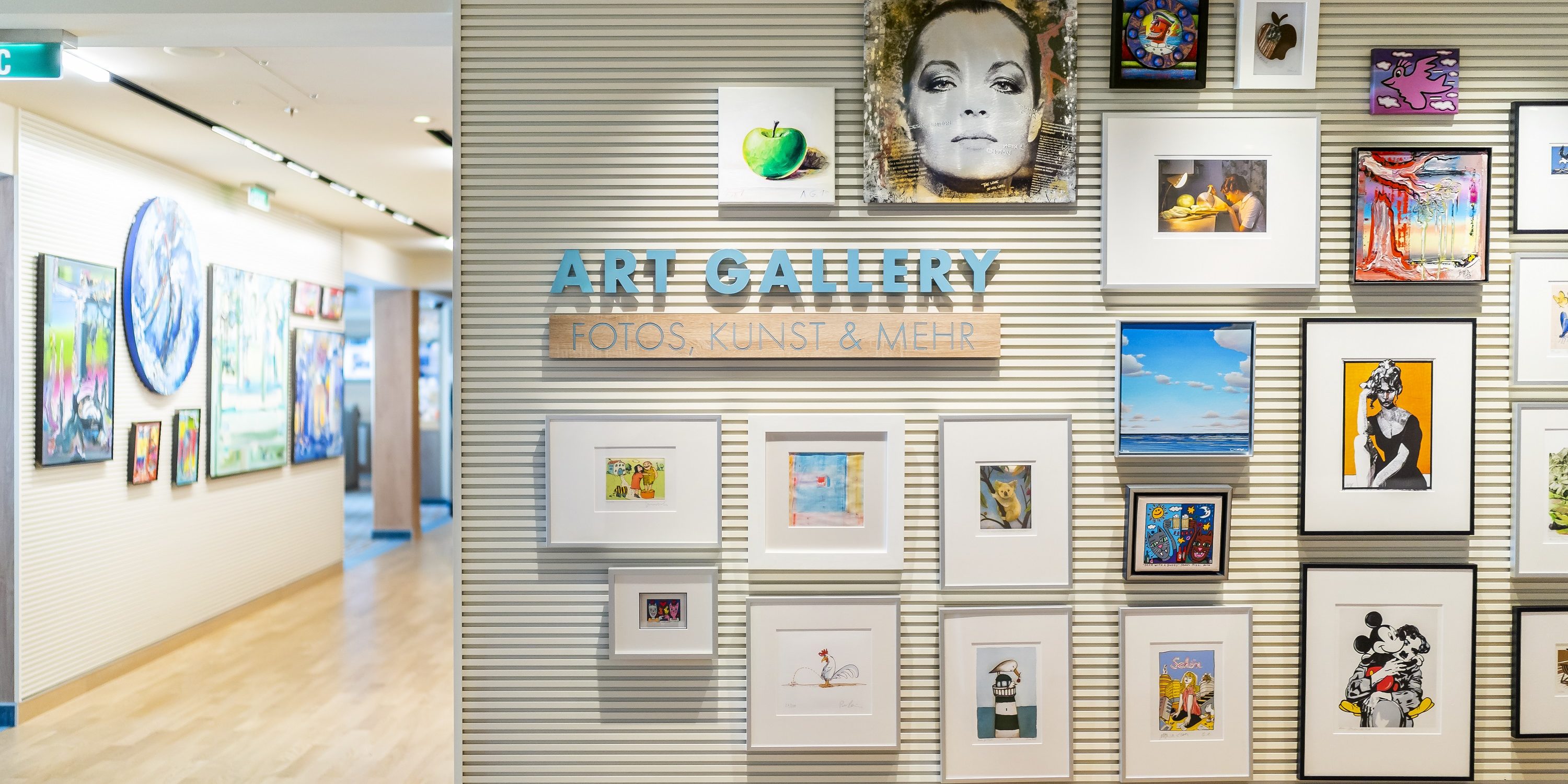 Art Gallery an Bord von AIDAcosma. (Foto: AIDA Cruises)
