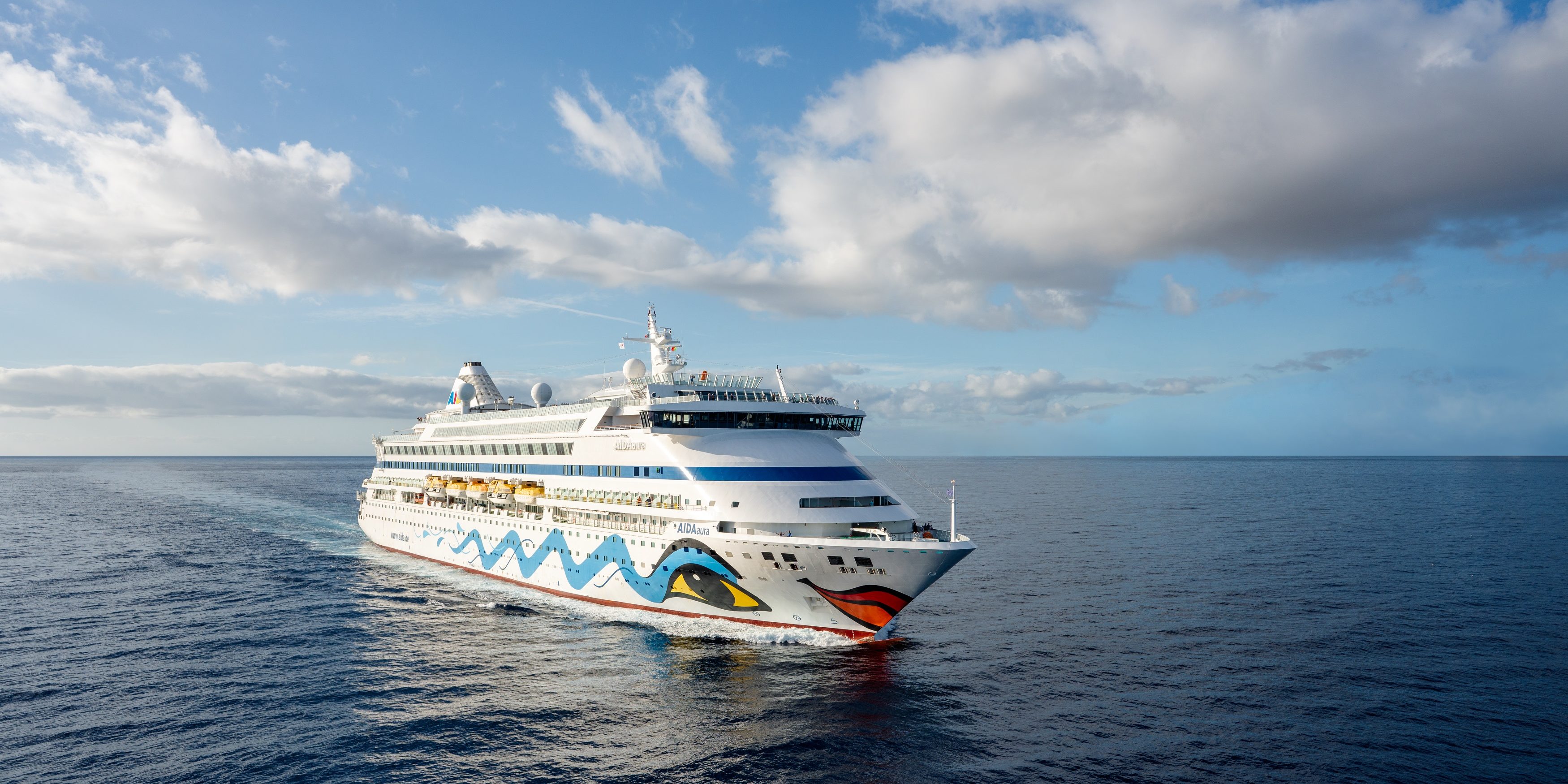 AIDAaura ist zurück in Hamburg. (Foto: AIDA Cruises)