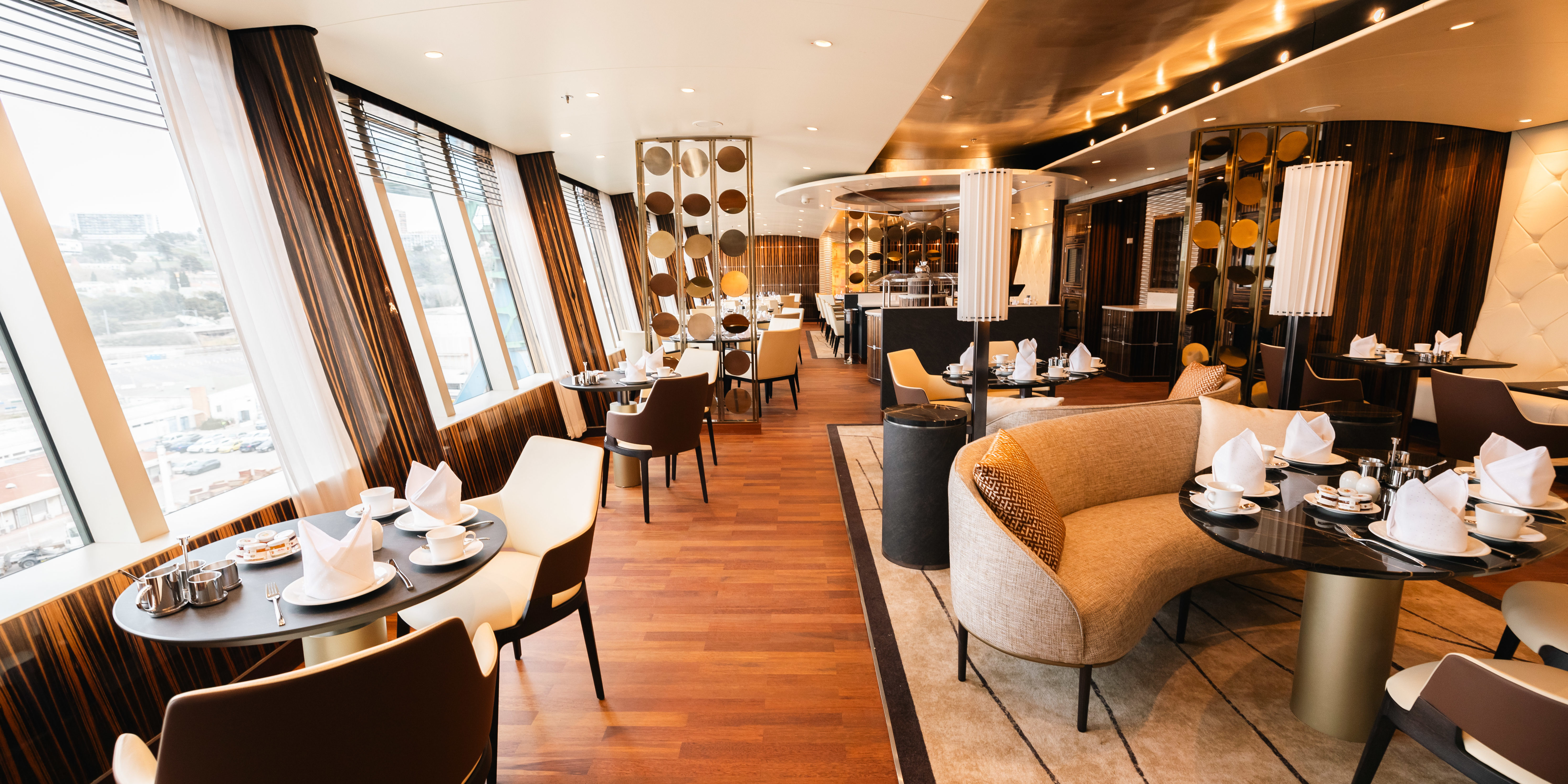 Blick ins neue „Rossini“. (Foto: AIDA Cruises)