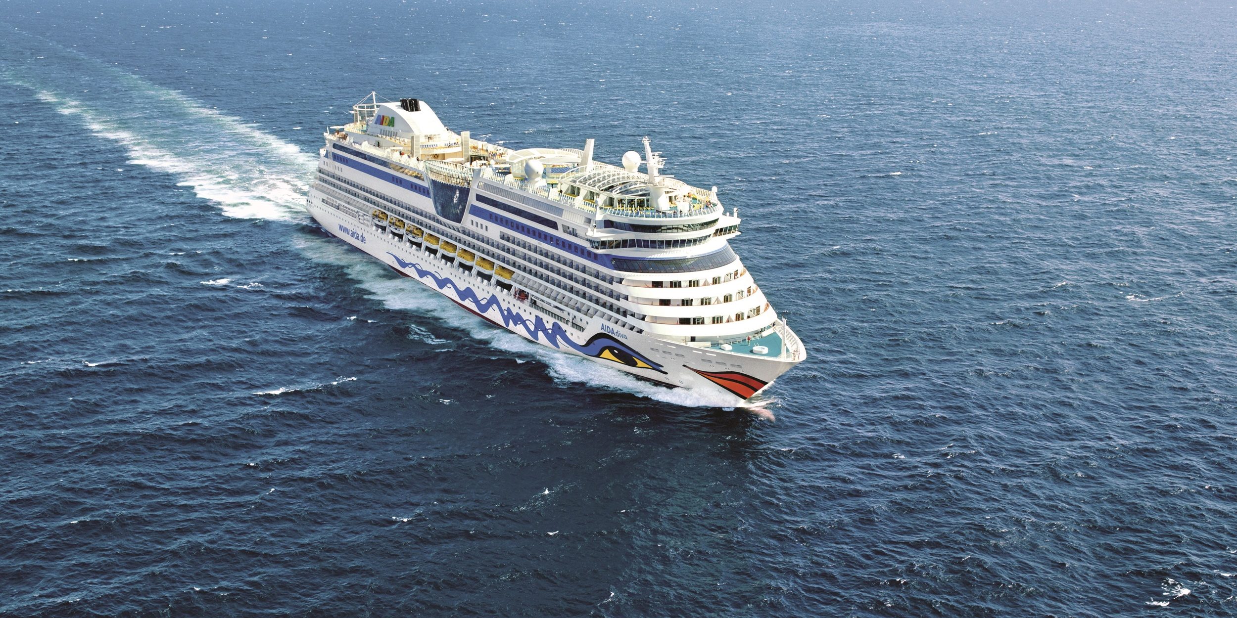 AIDAdiva auf See. (Foto: AIDA Cruises)