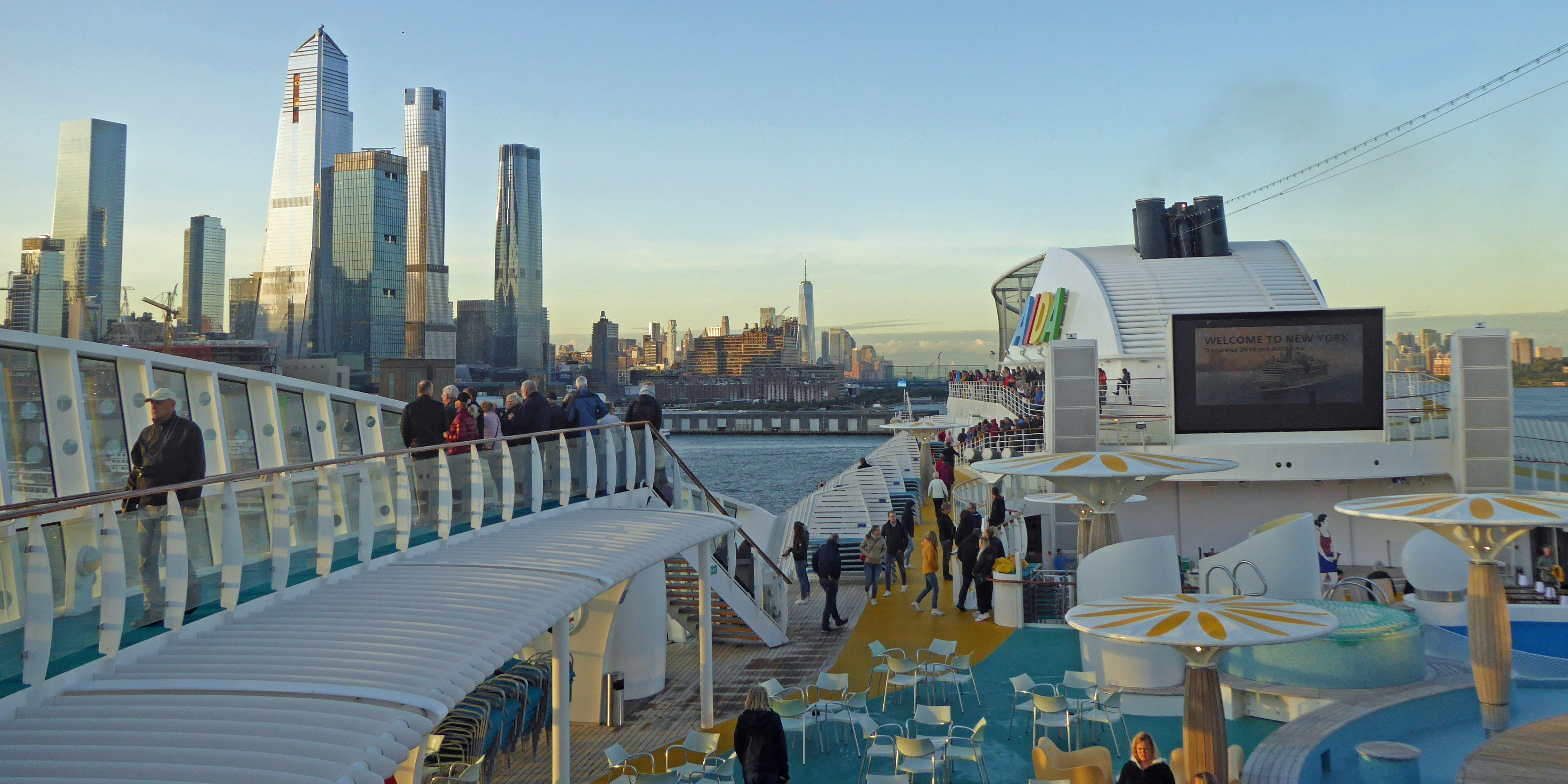 AIDA beim Einlaufen in New York. (Archivfoto: Steffen Gaux)