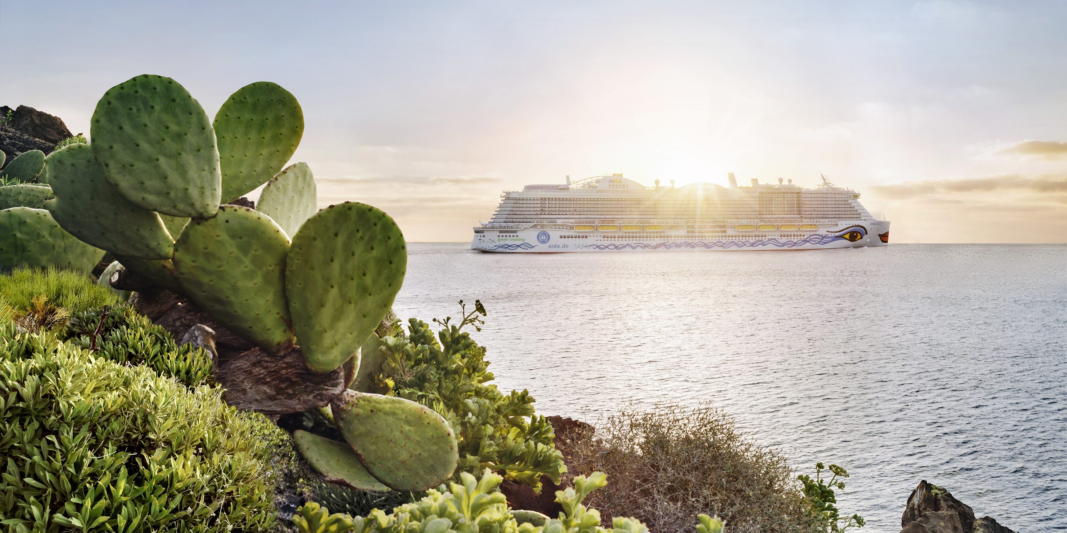 AIDAnova auf den Kanaren. (Foto: AIDA Cruises)
