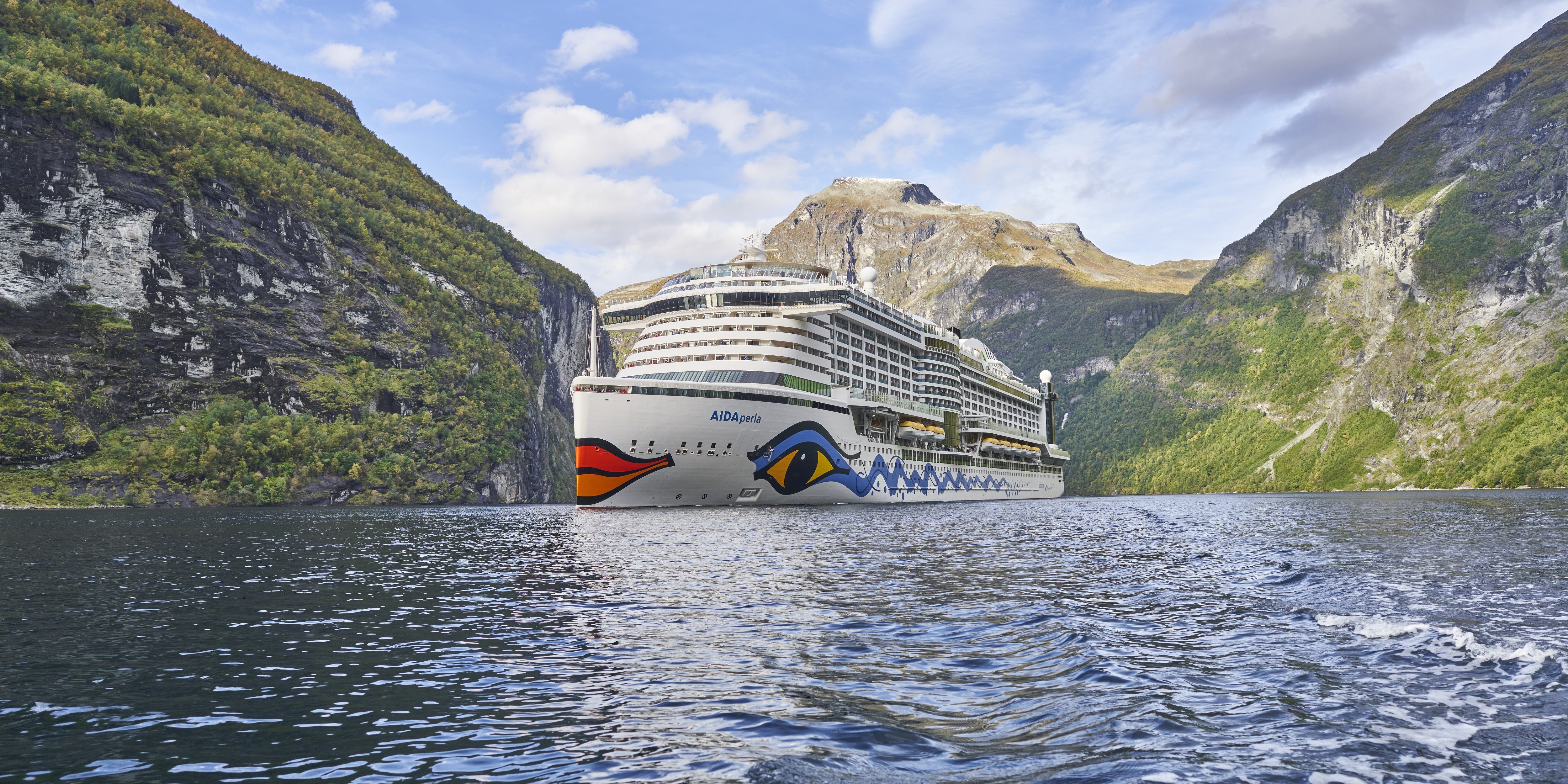 AIDAperla in Norwegen. (Foto: AIDA Cruises)