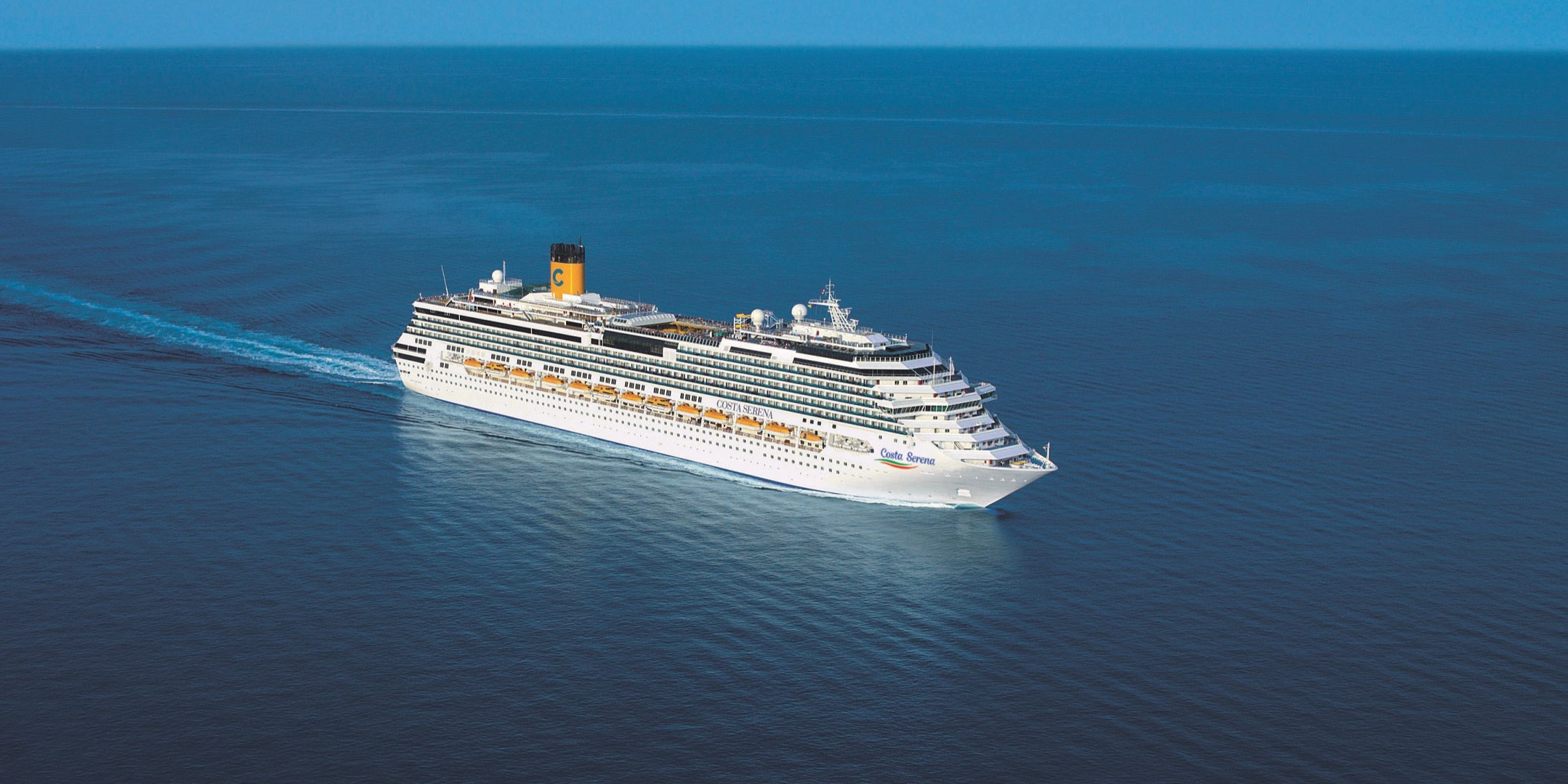 Die Costa Serena kehrt nach Europa zurück.