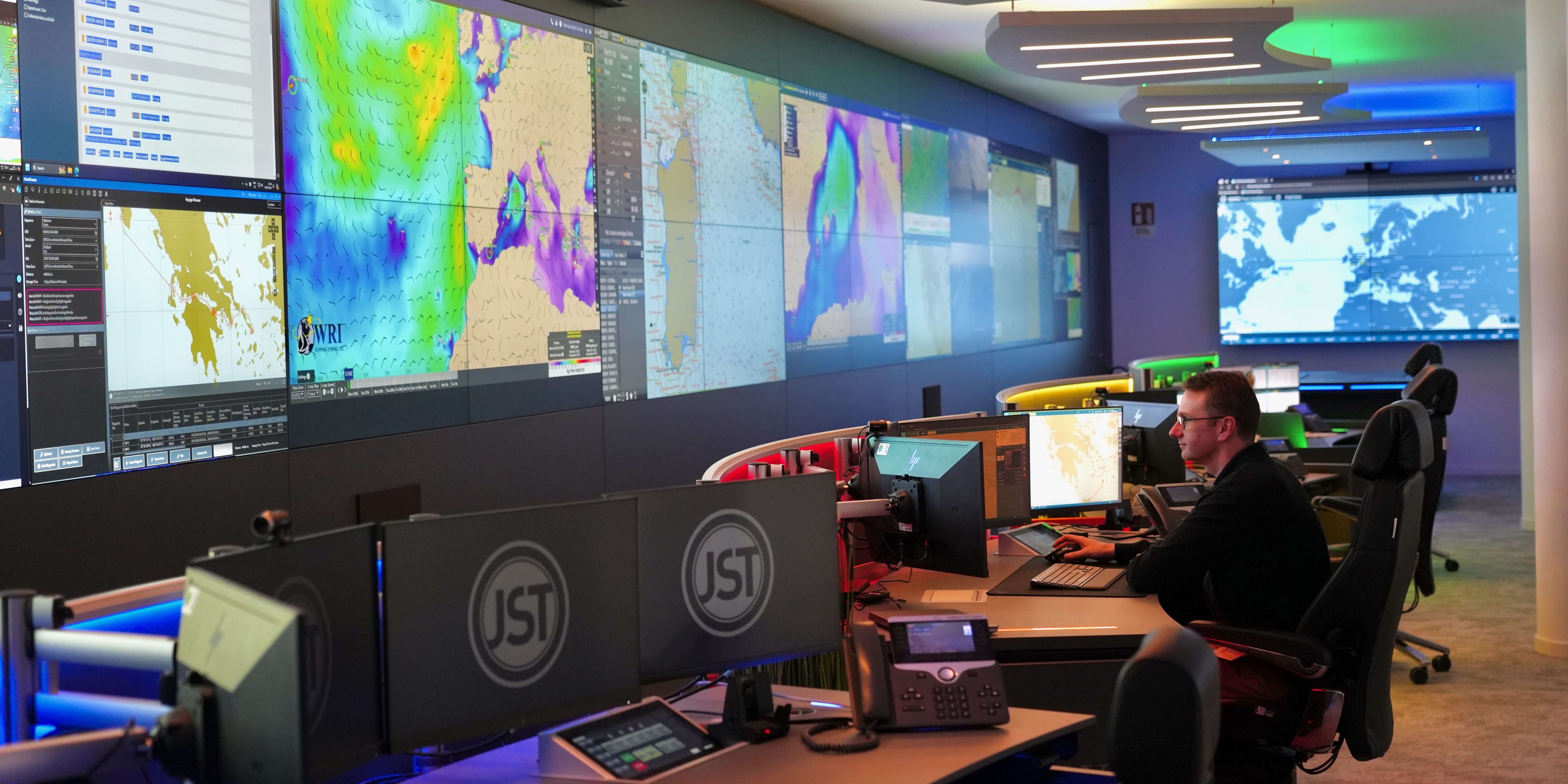 Fleet Operations Center in Hamburg. (Foto: Bert Scharffenberg)